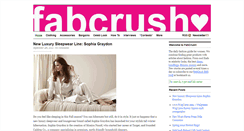 Desktop Screenshot of fabcrush.com